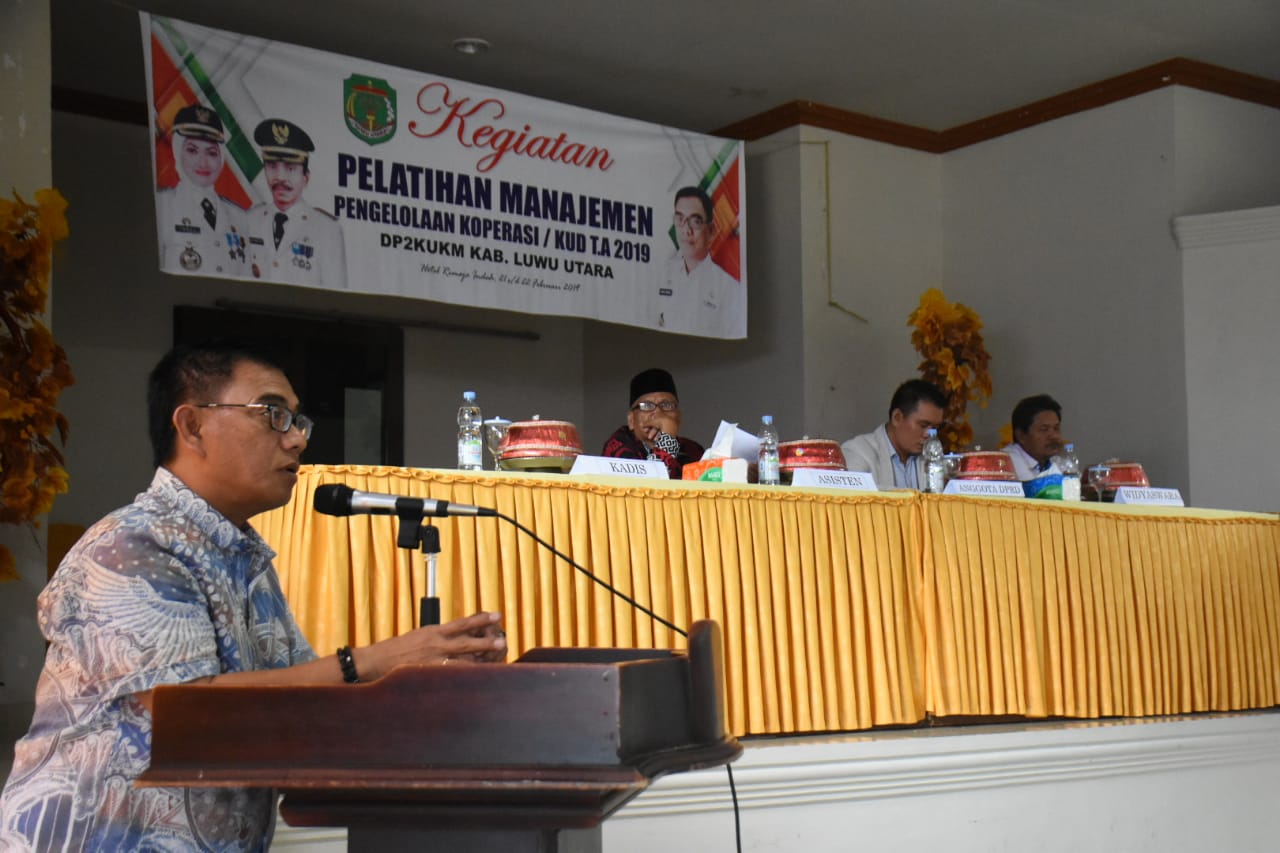 PELATIHAN MANAJEMEN PENGELOLAAN KOPERASI MERUPAKAN SUPLEMEN BAGI PENGURUS KOPERASI 